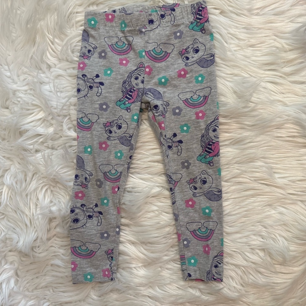 Gabby’s Dollhouse Toddler Girls 2T Shirt & Leggings Outfit Set Meow Friends - Picture 7 of 11